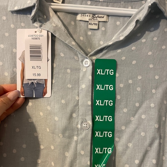 Jach’s Girlfriend polka-for blouse from Costco - Picture 5 of 5